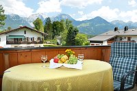 Balkon der Ferienwohnung Jennerblick